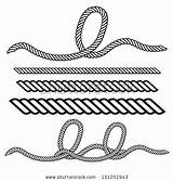 Rope Clipart Vector Circle Outline Cuerda Braided Stock Shutterstock Logo Clipground Pattern Brush Clipartmag sketch template