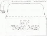Coloring Tool Box Printable Template Belt Line Clipart Library Print Pdf Coloringhome Comments sketch template