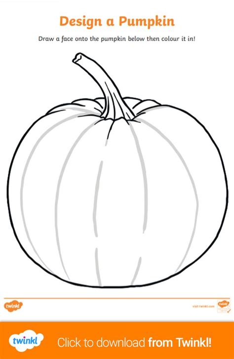design  pumpkin template   halloween coloring pictures