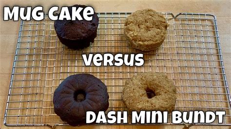 Dash Mini Bundt Maker Vs Mug Ramekin Cakes Two Recipes