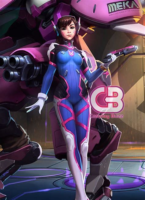 Overwatch D Va Customizable Anime Cosplay Costume Cs586 Overwatch