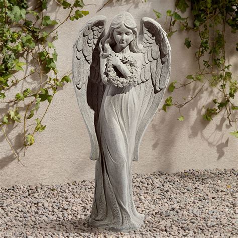 john timberland victorian outdoor statue  high standing angel