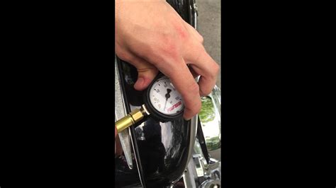 harley fuel pressure gauge static load mc youtube