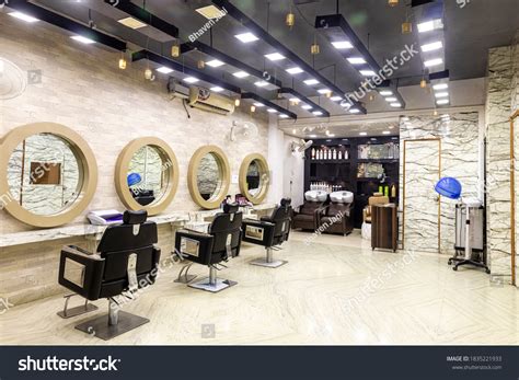 beauty parlour interiors royalty  images stock