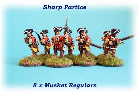 fiw sharp practice british regulars force  aw miniatures
