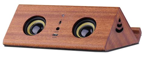 Wooden Wireless Sound Amplifier Magnetic Induction