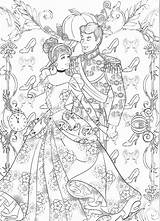 Cinderella Erwachsene Relax Malvorlagen Prinzessin Everfreecoloring sketch template