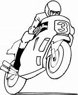 Motorradfahrer Ausmalbild Malvorlage sketch template