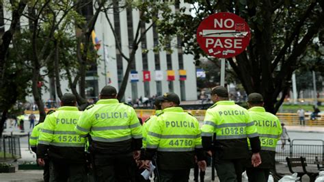 la policia nacional de colombia anuncio siete bloqueos en el pais