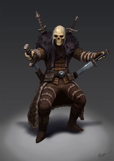 skeleton hyeon gwan nam dnd characters cool monsters fantasy