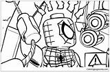 Rhino Spiderman Sandman Coloringpagesonly Villain sketch template
