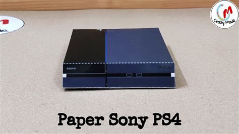 easy paper  toy model  sony playstation  paper model   toy playstation