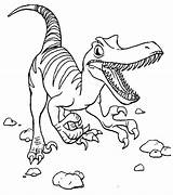 Coloring Pages Carnotaurus Comments Dinosaur sketch template