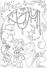 Coloring Pages Adult Ashley Printable Cute Kids Print Moon Sheets Books Christmas Color Adults Patterns Mandala Colouring Embroidery Getcolorings Colorful sketch template