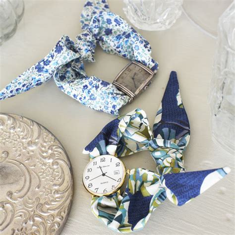 upcycle an old watch make fabric watch straps