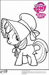 Coloring Bloom Apple Pages Mlp sketch template