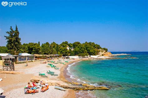 beaches  spetses greece greeka
