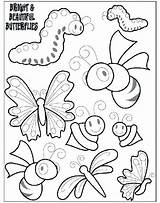 Coloring Pages Bugs Preschool Insect Printable Getcolorings Color sketch template