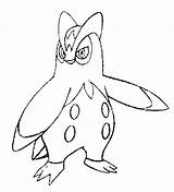 Pokemon Prinplup Fargelegge Coloriages Colorir Desenhos Pokémon Morningkids Malvorlagen Tegninger sketch template