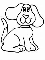 Kids Dog Coloring Pages Simple Clipartbest Clipart sketch template