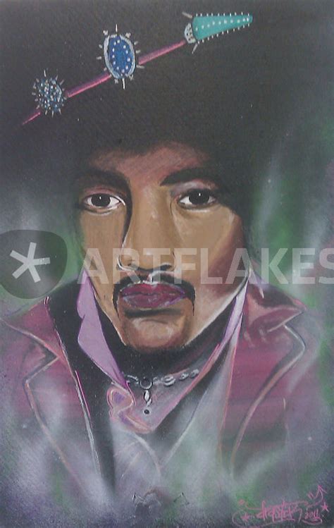 Jimi Hendrix Graphic Illustration Art Prints And Posters By Luke