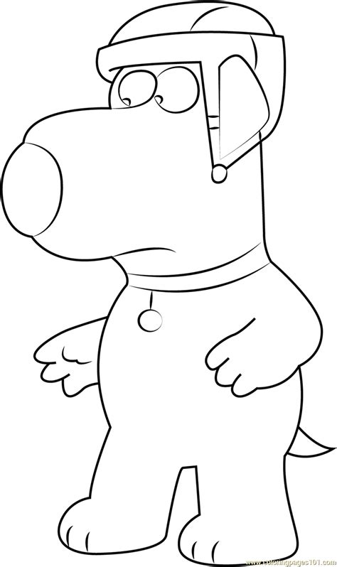 brian griffin coloring pages  getcoloringscom  printable