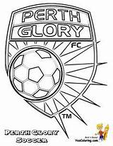 Coloring Soccer Pages Melbourne Football Teams League Spectacular Sports Glory Perth Victory Fifa Cup Sheets Players Unique Cars Fc Books sketch template