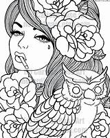 Tattoo Coloring Pages Getcolorings Printable Colori sketch template