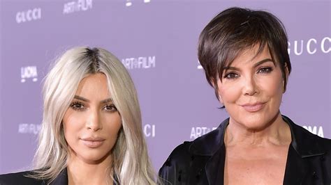 here s how kris jenner reacted to mention of kim