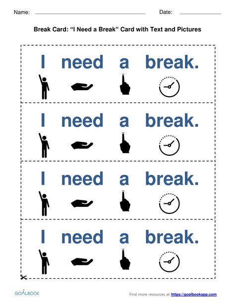 break cards printable printable word searches