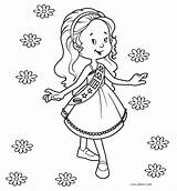 Scout Girl Coloring Pages Printable Cookie Cool2bkids Scouts sketch template