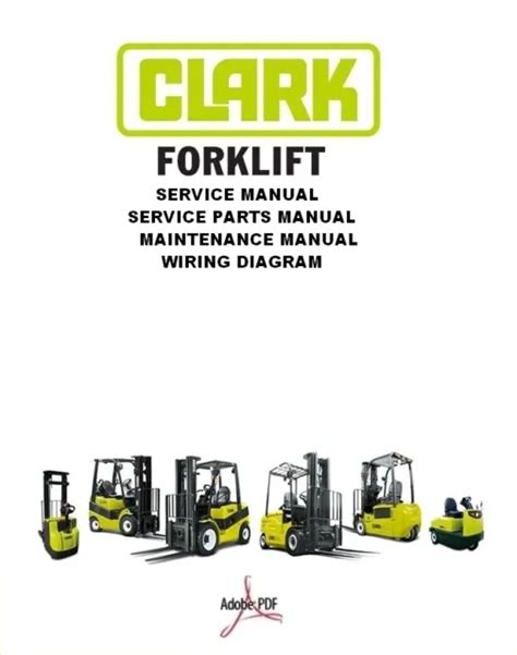 clark forklift service manual parts manual wiring diagram  picclick
