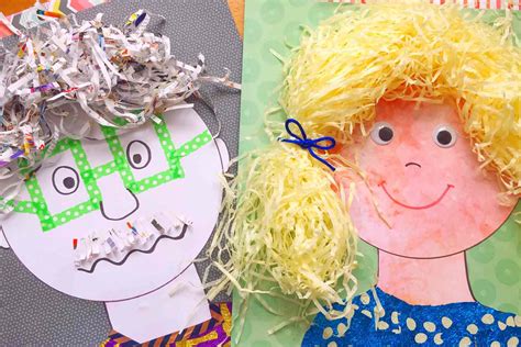 kids easter craft collage activity  homes  gardens