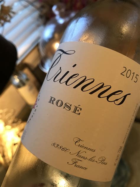 domain de triennes rose  vino rosado vinos