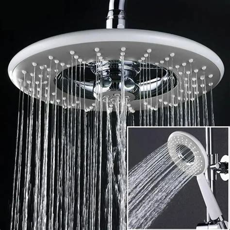 Buy 2pcs Showerhead Spa Water Saving Abs Round Top