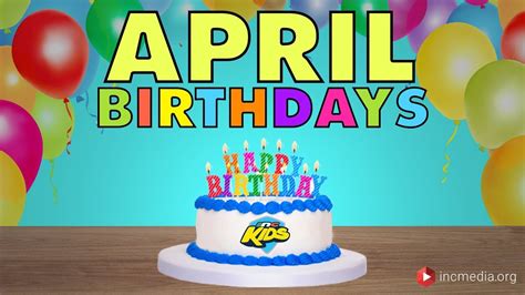 april birthdays youtube