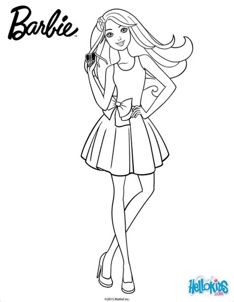 barbie coloring pages  toddlers phr