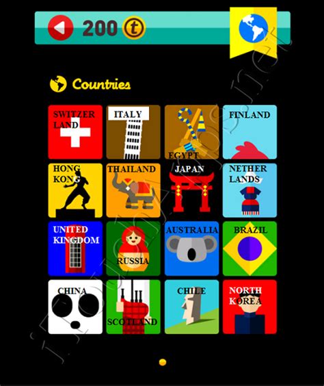 icon pop quiz game weekend specials countries answers