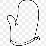 Glove Drawing sketch template