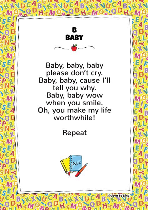 baby phonics song  video song lyrics activity ideas