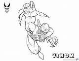 Venom Bettercoloring sketch template