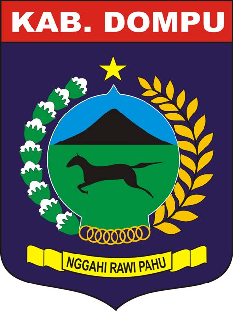logo kabupaten dompu kumpulan logo lambang indonesia