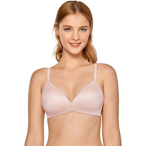 Women S Seamless T Shirt Bra Plus Size Smooth Comfort Soft Cup Wirefree