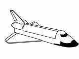 Space Shuttle Coloring Cargo Closed Doors sketch template