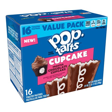 pop tarts frosted chocolate cupcake  toaster pastries walmartcom
