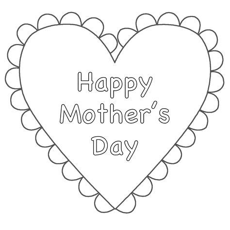 mothers day coloring pages  kids  mothers day coloring pages
