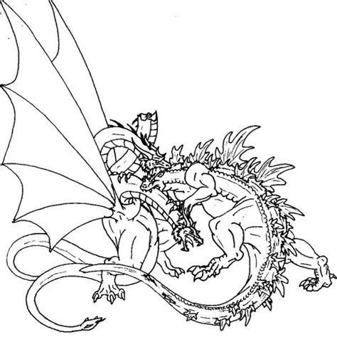 godzilla coloring pages  print  kxs