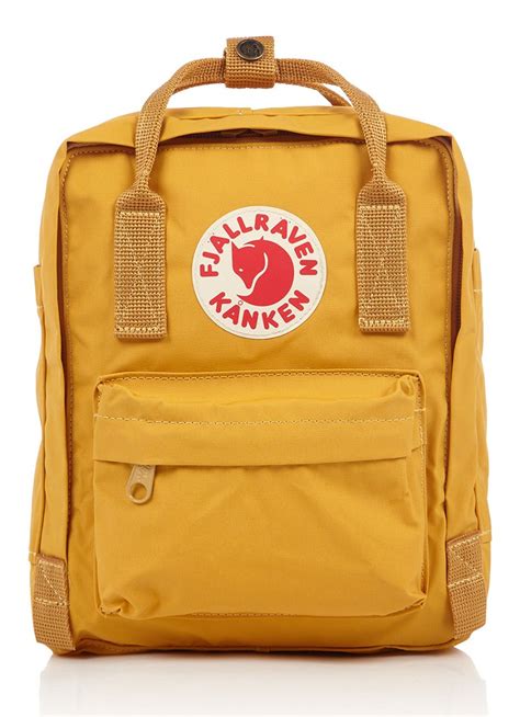 fjaellraeven mini sac  dos avec embleme de la marque de bijenkorf