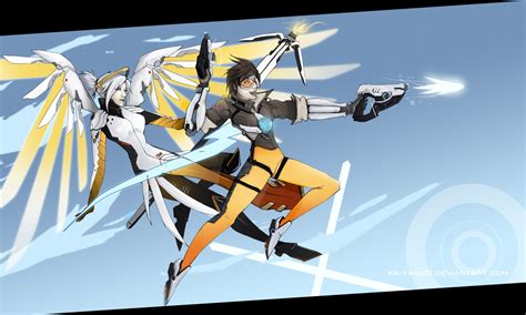tracer x mercy unstoppable duo by ka xanx21 on deviantart