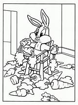 Coloring Looney Pages Tunes Baby Bunny Bug sketch template